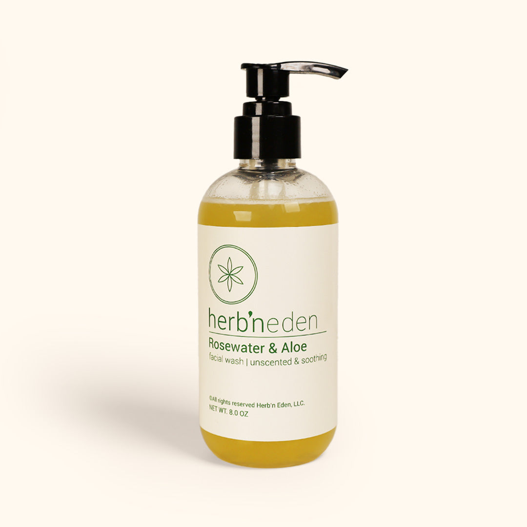 aromatica aloe hy-ffective cleanser Rosewater & Aloe Facial Wash | Gentle Face Cleanser