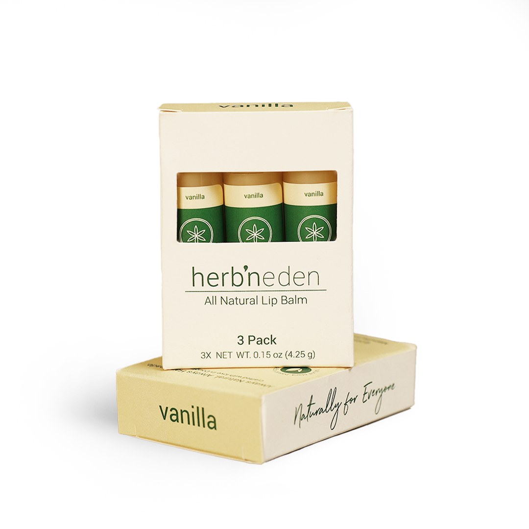 Vanilla Lip Balm Set Herb'N Eden