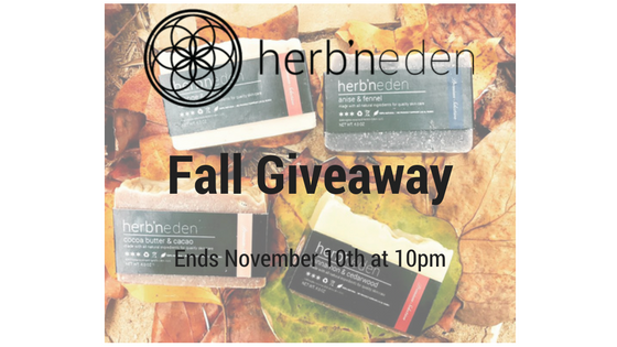Herb'N Eden'S Fall Giveaway