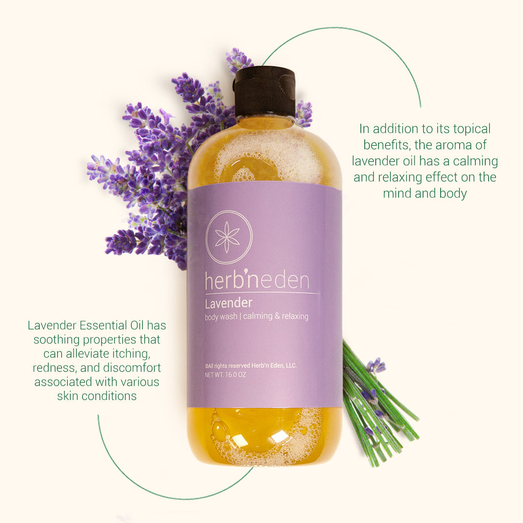 lavender flower benefits for skin Lavender Body Wash | Calming Natural Cleanser