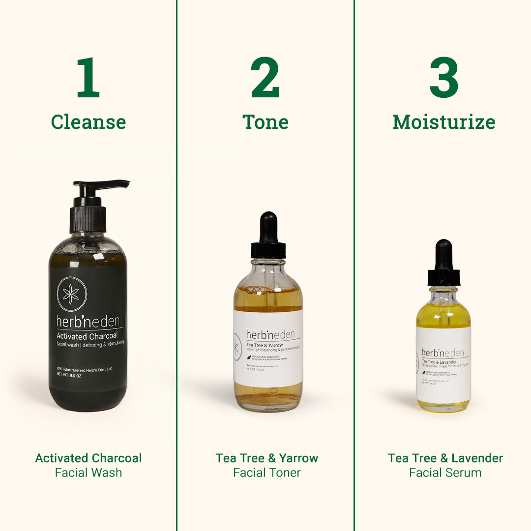 Clear Skin Acne Facial Kit – Herb'N Eden