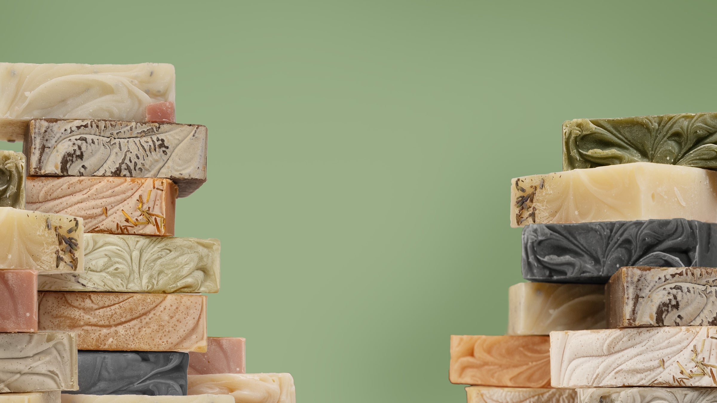 year supply of all natural bar soap from herb'neden