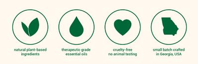 herb'neden is committed to hand crafting natural cruelty-free skincare products using essential oils