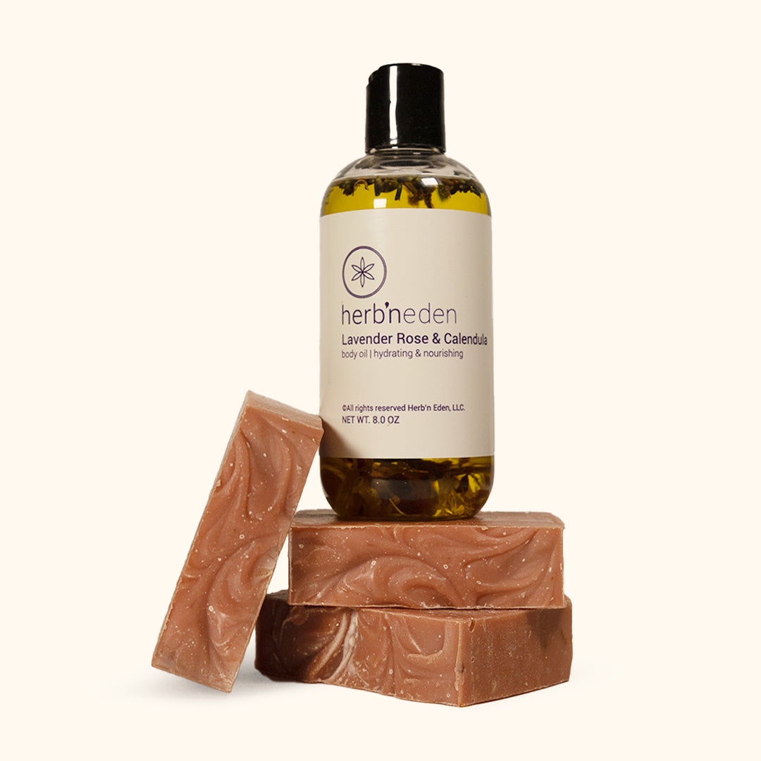 Lavender Rose & Calendula Duo