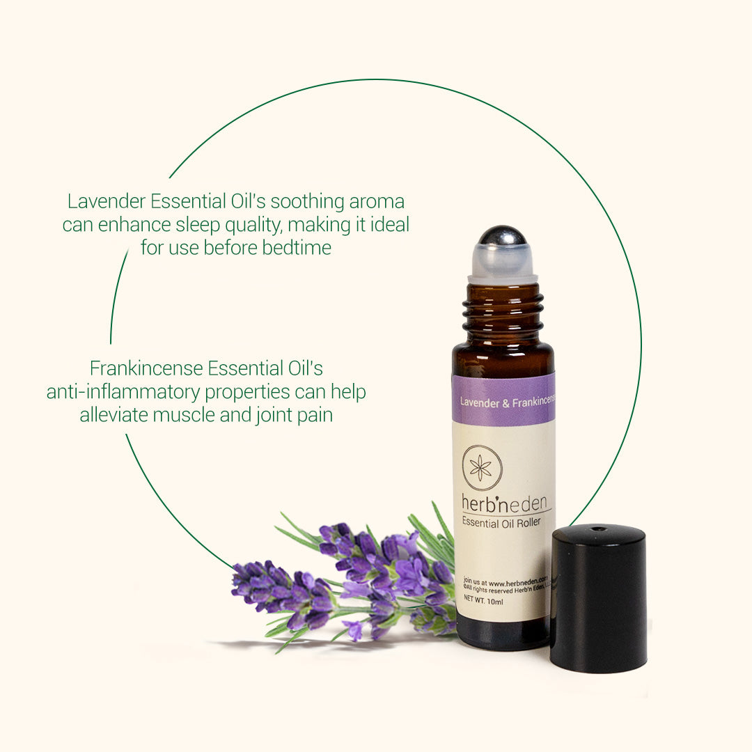Lavender & Frankincense Essential Oil Roller
