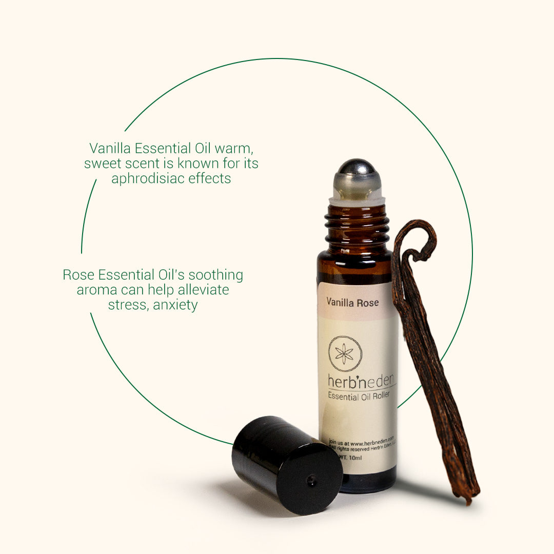 Vanilla Rose Essential Oil Roller