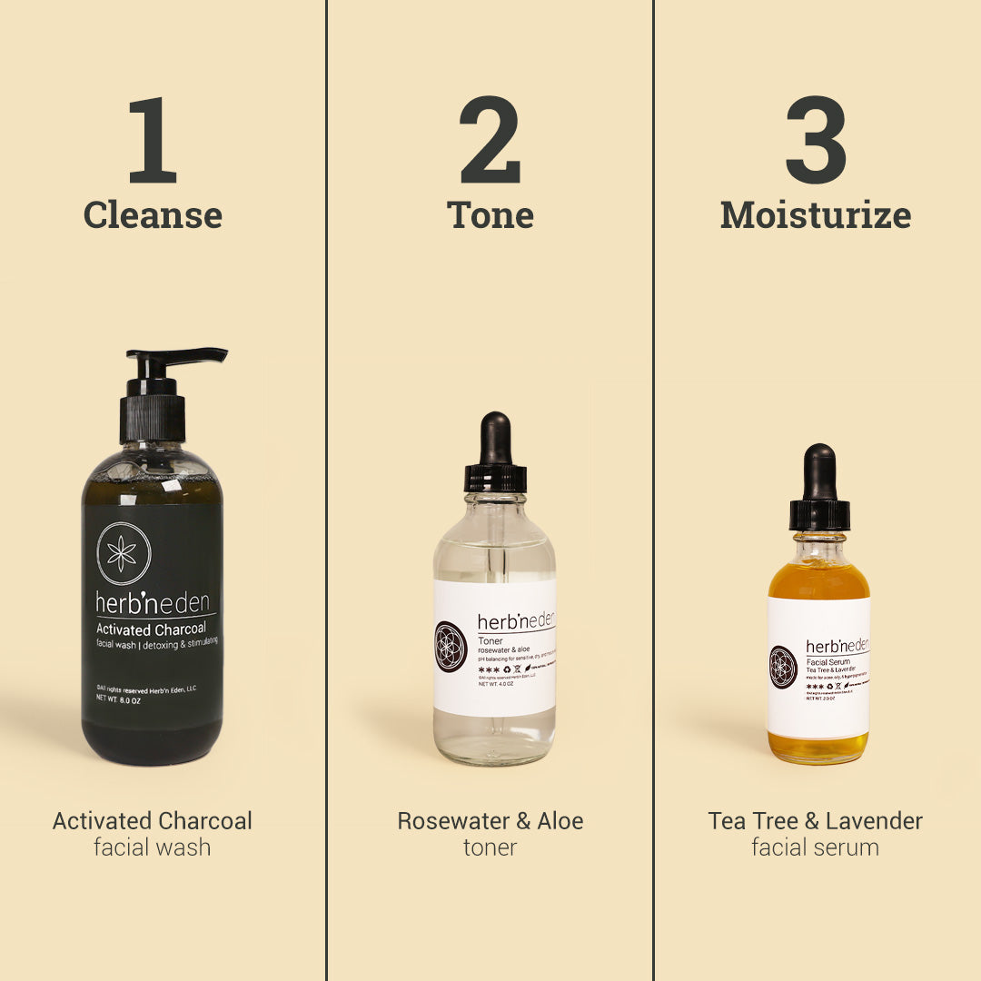 Clear Skin Acne Facial Kit – Herb'N Eden