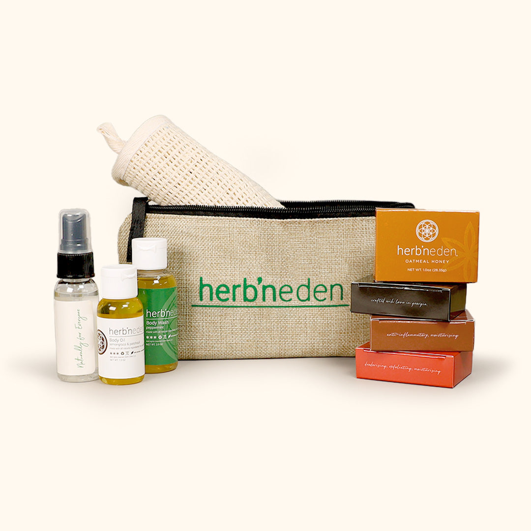 herbneden essentials kit | a great way to try all natural products from herb'neden
