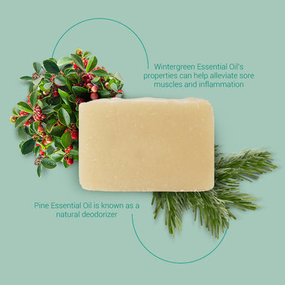 essential oils of wintergreen and pine are anti-infammatory and deodorizing | herb'neden