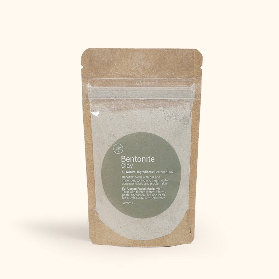 deep cleanse your pores with all natural bentonite clay | herb'neden