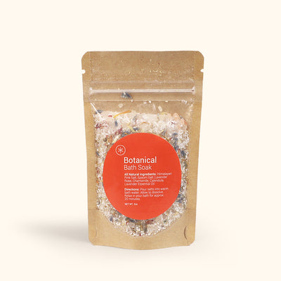 ultimate aromatherapy treatment | all natural botanical bath soak made with a blend of salt and herbs | herb'neden