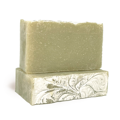 cedarwood and sea clay bar soap with essential oils | herbneden