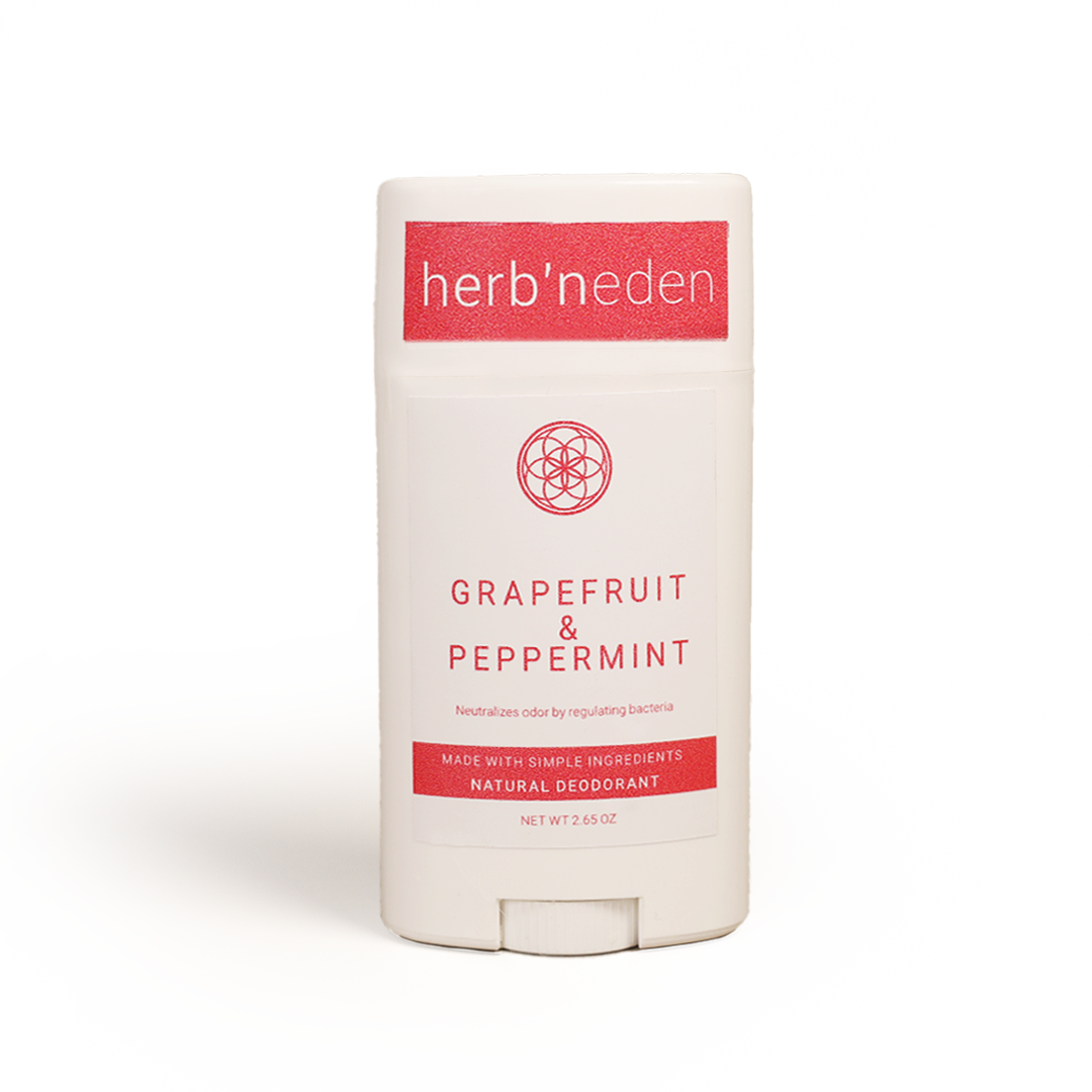 all-natural grapefruit & peppermint deodorant | herbneden