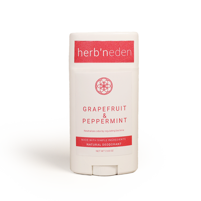 all-natural grapefruit & peppermint deodorant | herbneden