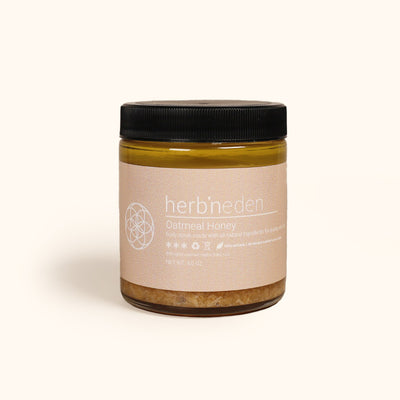oatmeal and honey body scrub | herb'neden | naturally for everyone