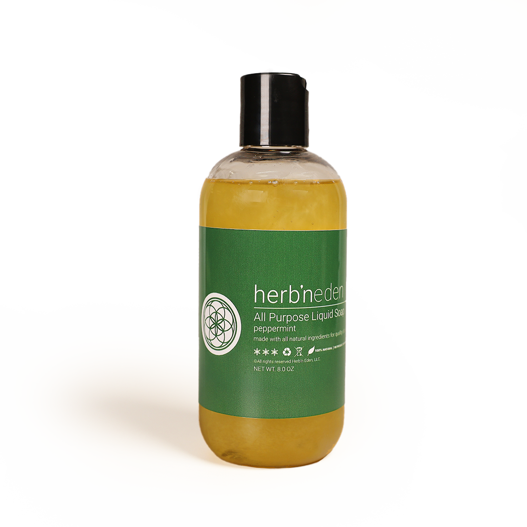 all natural peppermint body wash with essential oils | herbneden