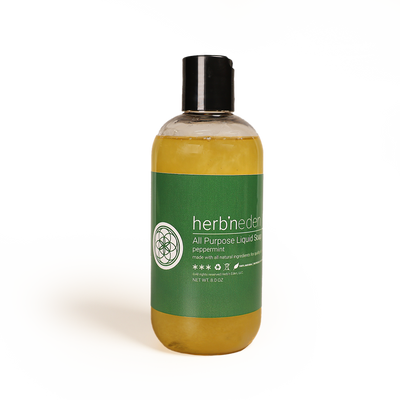 all natural peppermint body wash with essential oils | herbneden