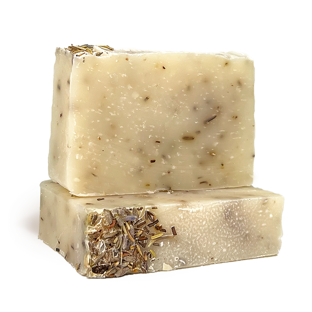 all natural rosemary & lavender bar soap | handcrafted with essential oils | herbneden