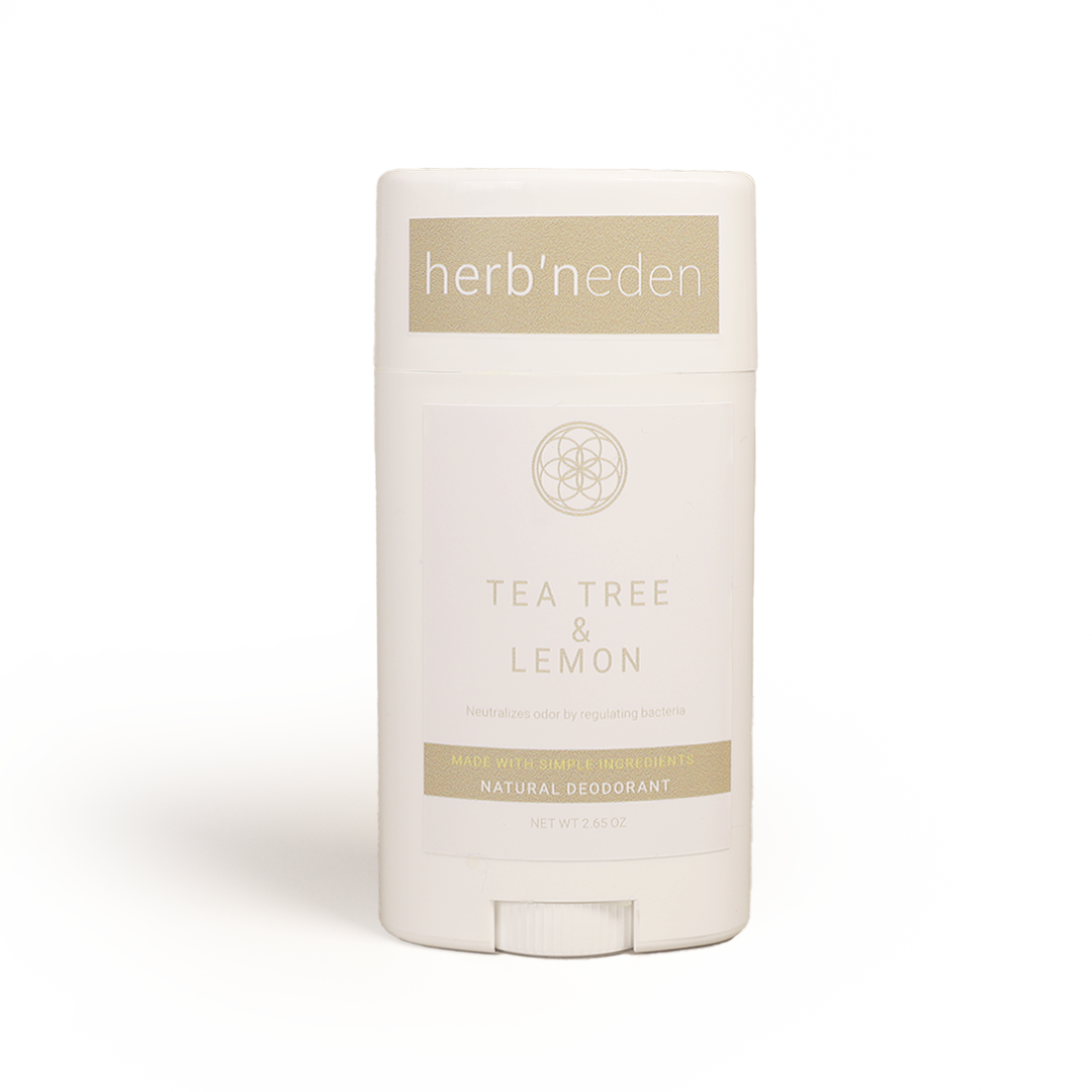 all natural tea tree & lemon deodorant | herbneden