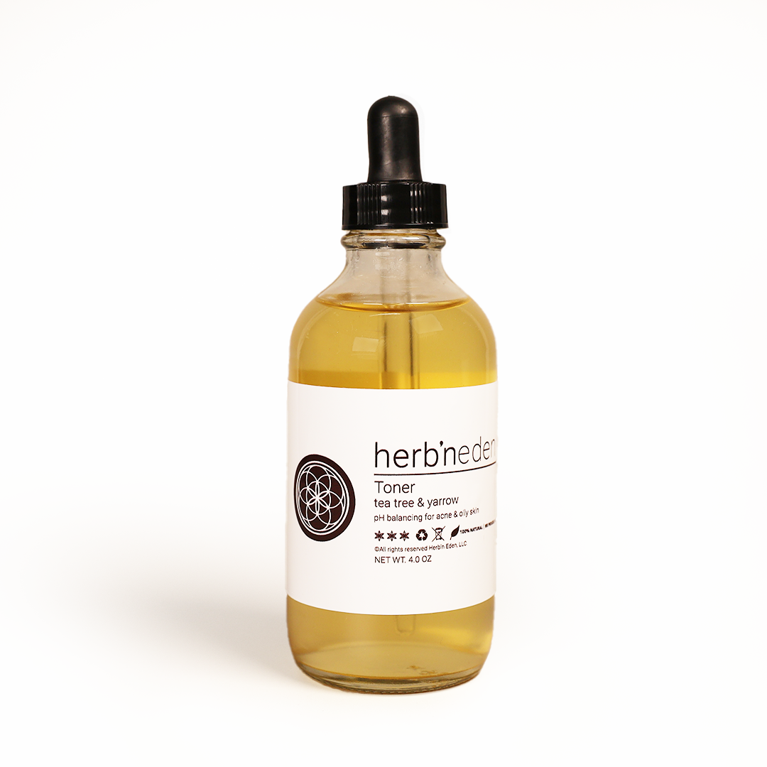 all natural tea tree & yarrow facial toner | herbneden