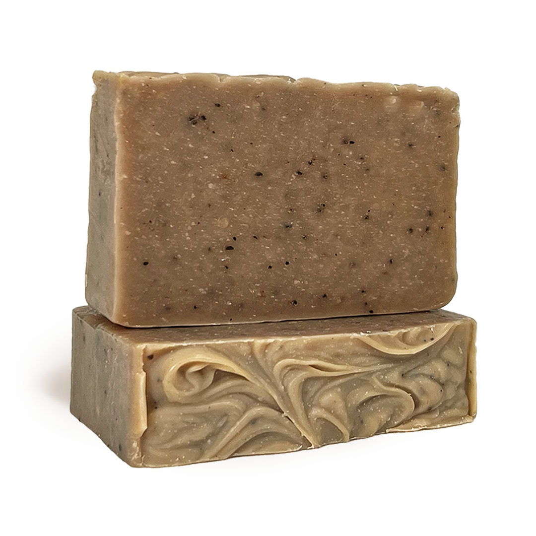 all natural vanilla mint coffee bar soap | herbneden