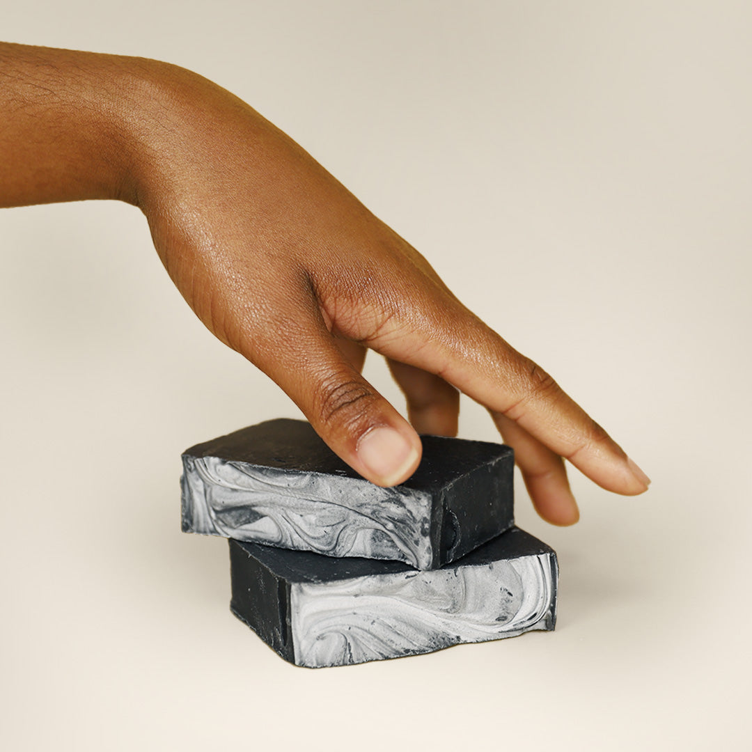 all natural activated charcoal bar soap | herbneden