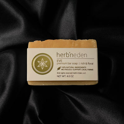 the all-natural eve luxury bar soap | herbneden