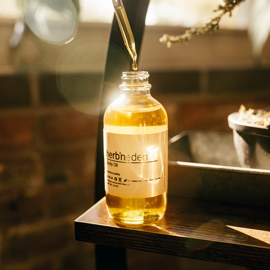the all-natural eve luxury body oil | herbneden