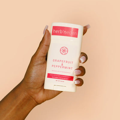 all-natural grapefruit & peppermint deodorant | herbneden