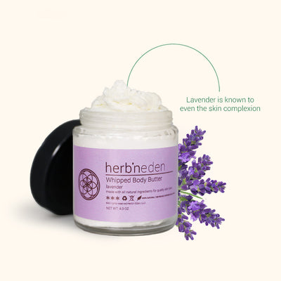 all-natural lavender body butter made with essential oils | herbneden