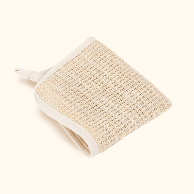 sisal natural washcloth | herbneden
