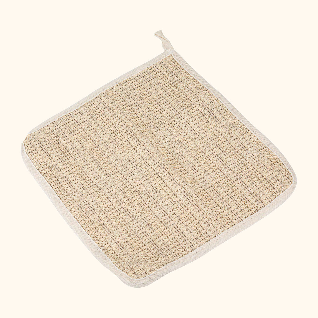 sisal natural washcloth | herbneden