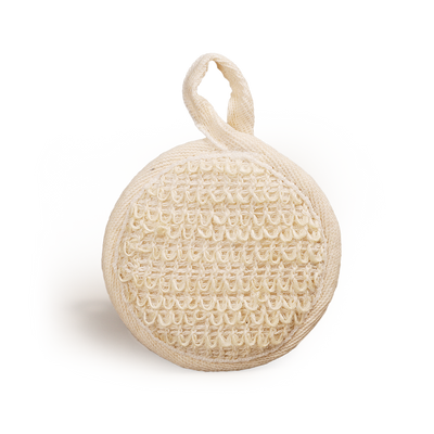 sisal round | gentle facial exfoliating pad | herbneden