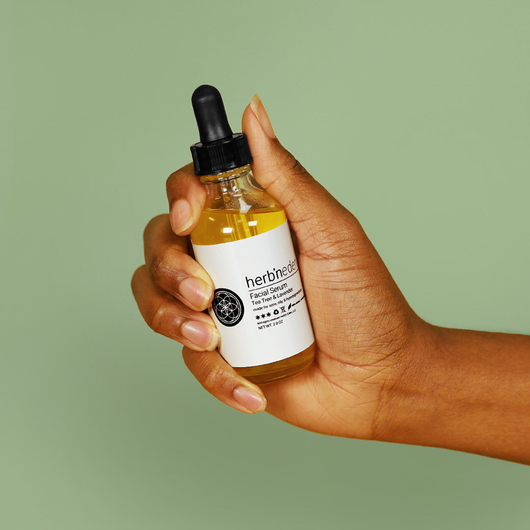 tea tree oil and lavender oil for eczema Tea Tree & Lavender Facial Serum | Acne & Oily Skin