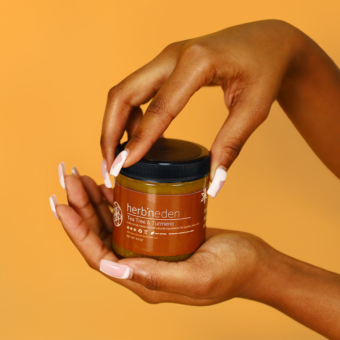 Tea Tree & Turmeric Body Scrub Herb'N Eden