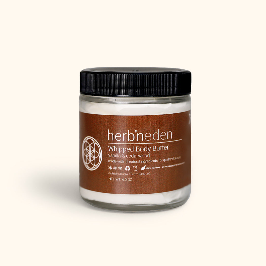 all natural vanilla & cedarwood body butter | herbneden