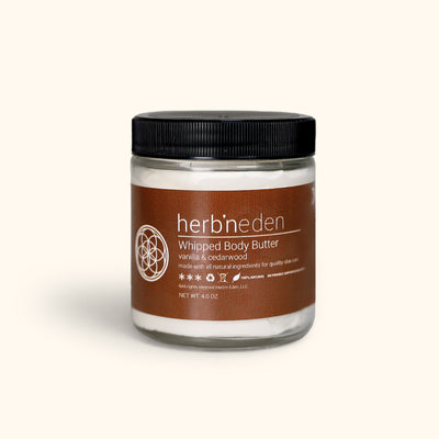 all natural vanilla & cedarwood body butter | herbneden